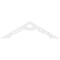 Ekena Millwork Pitch Cena Architectural Grade PVC Gable Pediment, 36"W x 10 1/2"H x 1"P (7/12) GPP036X011X100CEN - alternate 4